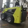 Retroescavadeira de Pneus Operador Montado Esteira Empilhadeira de Rodas Pequena Retroescavadeira Construção Interna Trituração