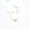 Pulsera de Encaje de Flores Secas y Flores Naturales Transfronteriza, Pulsera de Mariposa, Pulsera de Aleación, Pulsera de Cadena Metálica, Gema del Tiempo, Regalo para Novia para Mujeres