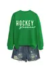 Sudadera para Mujer Amazon Otoño e Invierno Cómoda y Versátil Casual Transfronteriza Hockey Abuela Corazón Pequeño