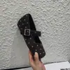 Primer Encuentro Ji Zapatos Mary Jane de Lunares Retro para Mujer 2026 Otoño Nuevo Hebilla Única Punta Cuadrada Fondo Plano Suela Suave Versátil Lana