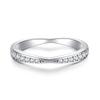 Anillo Apilable y de Fila con Varios Métodos de Uso Estilo Coreano ins Sentido de Diseño de Nicho Simple Elegante Anillo de Plata de Ley S925 con Circonita para Mujeres