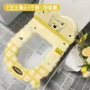 Cojín de asiento de inodoro de espuma EVA resistente al agua, lavable y borrable, para el hogar, universal para las cuatro estaciones.