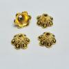 Acessórios para joias DIY atacado estrela Lua contas de Bodhi 9mm liga de prata Xizang suporte de flor de chifre tampa de flor Suporte de conta Xizang