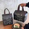 Bolsa Térmica para Sobremesas, Embalagem Especial para Levar Bolos, Bolsa com Embalagem para Impressão de Logo, Bolsa Tote Refrigerada com Folha de Alumínio para Assar