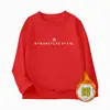 Sudadera Gruesa de Cuello Redondo con Forro Polar para Niños de Amazon Otoño e Invierno, Top Holgado Casual de Marca de Moda, Camiseta Básica Popular de Venta Transfronteriza