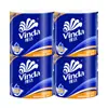 Papel Higiénico Vinda con Rollo, 4 Capas, 140g*4 Rollos, Papel Higiénico para el Hogar, Rollos de Papel Higiénico Vinda Económicos, Rollos de Papel Higiénico