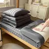 Juego de sábana y funda de edredón para dormitorio de estudiante universitario, algodón puro, 0.9m para camas individuales, juego de sábanas ajustables de 1.5m para literas