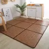 Esterilla de Ratán Simple Japonesa Uso en Casa de Verano Cobertura Total Estera de Piso Empalmada Resistente a la Suciedad Resistente al Desgaste Fácil de Limpiar Esterilla Refrigerante Fabricante Venta al por Mayor
