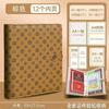 Bolsa de Armazenamento de Certificado de Família com Fivela Magnética de Couro Livro de Armazenamento com Folhas Soltas A4 Livro de Arquivo de Certificado e Conta Capa Protetora