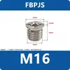 Acero Inoxidable 304 Fbpjs Brida Cabeza de Bola Émbolo Rosca Escalonada Perla de Posicionamiento Émbolo Telescópico Carga de Resorte Perla de Presión