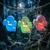 Luz Nocturna LED con Forma de Fantasma de Halloween, Colgante Creativo que Brilla en Múltiples Colores, Luz Colgante Decorativa para Ambiente Festivo