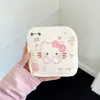 Bolsa de Armazenamento de Absorvente Desenho Animado Bolsa para Menstruação Lua Bolsa Pequena Bolsa Pequena Portátil Bonita de Lona para Menina Pintura a Óleo KT