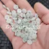 Hebilla de dinero de jade Jades cuentas sueltas de jade talla doble cara espaciador de jade pulsera collar cuerda colgante accesorios para llaves cuentas