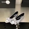 2026 Nuevos Zapatos de Tacón Alto de Punta Cuadrada Stiletto Elegantes Adelgazantes Moda Francesa Sexy Hermosos de Seda Individuales para Mujer