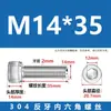 Suministro Directo de Fábrica Tornillo de Cabeza Cilíndrica de Acero Inoxidable 304 con Hexágono Interior Rosca Inversa, Varilla Roscada Tornillo de Rosca Inversa M4-M20