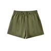 2024 Verano Nuevo Estilo Delgados Casuales Ropa de Trabajo Shorts para Mujer Estilo Americano Cintura Elástica Cordón Deportivos Secado Rápido Rectos