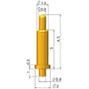 Dedal de antena conector STM para placa de pruebas de soldadura sonda de prueba dedal de resorte contacto de carga parche de PCB conexión pogopin