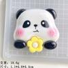 Lindos Accesorios de Resina de Panda de Dibujos Animados Crema DIY Imanes para Refrigerador Funda de Teléfono Accesorios para el Cabello Diadema Colgante Decoración