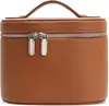 Bolsa de Maquiagem Conveniente de PU com Compartimentos e Alça, Caixa de Armazenamento de Cosméticos de Grande Capacidade, Item de Venda Quente no Atacado