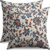 Fronha Floral Retrô Mais Vendida Transfronteiriça Almofada Creme Estilo Country Amazon Almofada Decorativa para Sofá de Casa Mesinha de Cabeceira