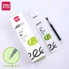 Recarga de bolígrafo retráctil Deli S888, recarga ST de secado rápido para resolver problemas, 0.5 mm, punta de aguja de doble núcleo mejorada para exámenes y tareas