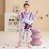 Pijama infantil de uma peça para meninas, verão, algodão, manga curta, à prova de chutes, calça de dormir feminina, saia, mãe e filha, roupa de dois usos