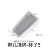 Camiseta Papoula Copo Garrafa Pingente Trompete Etiqueta Pendurada Molde de Silicone DIY Resina Cristal Aromaterapia Molde de Gesso