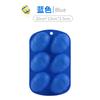 A3049 forma de silicone para bolo forma de biscoito de ovo suprimentos de panificação forma de silicone de ovo de dinossauro seis gelo