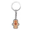 Llaveros colgantes serie navideña Goma suave de PVC Hebillas decorativas DIY Accesorios para mochila Regalos decorativos de Amazon Venta al por mayor