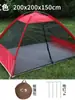 Tienda de Campaña Anti-Mosquitos para Camping al Aire Libre Individual y Doble Viaje Sin Construcción Apertura Rápida Gasa Transpirable Verano Interior Malla Mosquitera