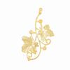 Estilo antigo Novo cocar passo shake corte hairpin material acessórios ramo flor porosa tassel pingente diy coroa de cabelo