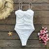Maiô Tomara-que-caia Branco Puro para Mulheres 2026 Novo Comércio Exterior Transfronteiriço Estilo Europeu e Americano Sexy Vazado Aliexpress