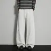 Pantalones de registro de algodón elástico personalizados/de venta caliente para otoño con remaches, nuevos pantalones de trabajo funcionales para hombre en blanco y gris