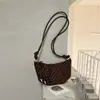 2026 Nuevo Bolso de Axila de Lunares de Alto Valor para Mujer Estilo Coreano Bolso de Hombro Único Relajado Moda Viaje Cruzado Bolso Dumpling
