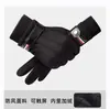Nuevos guantes de ciclismo de invierno para hombre, forrados de polar, engrosados, a prueba de viento, impermeables, para pantalla táctil, adecuados para montañismo y ciclismo, guantes cálidos