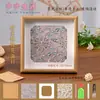 Moldura para Foto Brocado Pérola Pintura Mesa Artesanal DIY Enfeites Decorativos Moldura para Foto Estilo Chinês 8 polegadas Moldura para Foto de Madeira Vazada 6 polegadas