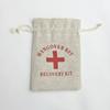 Bolsa de Primeros Auxilios de Algodón Kit para Resaca Cruzada Bolsas HangoverKit Boda Fiesta de Despedida de Soltero Bolsa Sobria