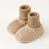 Zapatos para Bebé y Niño Pequeño, Calcetines para Bebé, Zapatos para Bebé y Niño Pequeño de Invierno 0-12 Meses, Zapatos para Bebé Engrosados y de Terciopelo con Suela Suave
