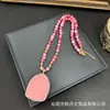 Nova Estátua de Buda de Vidro com Corrente de Suéter Inlaid, Pingente de Buda Tathagata Estilo Chinês Retro, Colar Totalmente Cravejado, Fornecimento Atacadista do Fabricante
