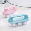 Escova de Lavanderia Doméstica de Plástico Espessado com Cerdas Duras, Escova de Bacia Multifuncional, Escova de Sapatos, Escova de Limpeza de Roupas para Uso Doméstico