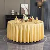 Em Estoque para Entrega ImediataToalha de Mesa Redonda de Cetim para Casamentos, Banquetes de Aniversário, Festas de Inauguração de Casa, Disponível em Várias Cores, Tamanho Grande