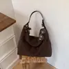 Bolso de Hombro Casual de Gran Capacidad para Viajes Diarios para Mujer 2026 Primavera Nueva Moda Bolso Tote de Color Sólido Bolso de Hombro Retro