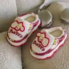 LiquidaciónZapatillas de Algodón para Niños Otoño Invierno Estudiante Zapatos Cálidos Zapatos de Algodón con Felpa Suela Suave Interior Zapatillas de Algodón Ultraman