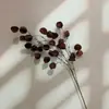 Fruta de linterna colgante artificial lujosa y de alta gama, perfecta para arreglos de escaparates, arreglos florales y ramos de frutas de linterna artificiales