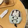 Mini Bolso de Lunares Estilo Coreano Bolso de Muñeca Mochila Pequeña Linda para Mujer Llavero Bolso Colgante de Muñeca Estuche Protector