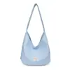 Bolso de Lona con Lunares Estilo Coreano Transfronterizo 2026 Nuevo Bolso de Hombro Cruzado de Gran Capacidad Bolso Tote de Nicho para Viajes Diarios