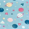 Capa para bolsa de roupas de algodão estampado, malha de algodão classe A para bebês, 300 peças, estampado, dupla face