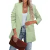 2025 Amazon Más Vendido Europeo y Americano Transfronterizo Nuevo Blazer Casual de Color Sólido para Mujer Estilo Ol Profesional Ajuste Delgado