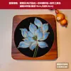 Kit de Materiales para Posavasos de Esmalte Cloisonné Adorno de Pintura Hecho a Mano DIY Actividad de Calentamiento para Salón Regalo