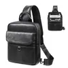 Bolsa transversal masculina para tablet transfronteiriça, ombro único, armazenamento, 13 polegadas, couro PU, à prova d'água, executiva, grande capacidade, bolsa para tablet